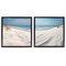 Stupell Industries Serene Beach Sand Dune 2 pc Framed Floater Canvas Wall Art Set Design by Lazar Studio
